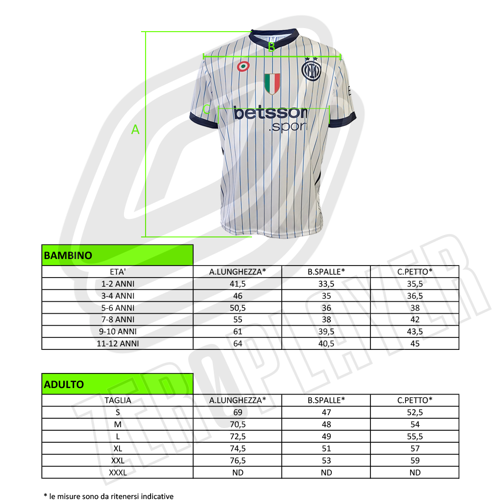 INTER - MAGLIA REPLICA UFFICIALE AWAY ADULTO / BAMBINO 2026/2027 - PERSONALIZZABILE