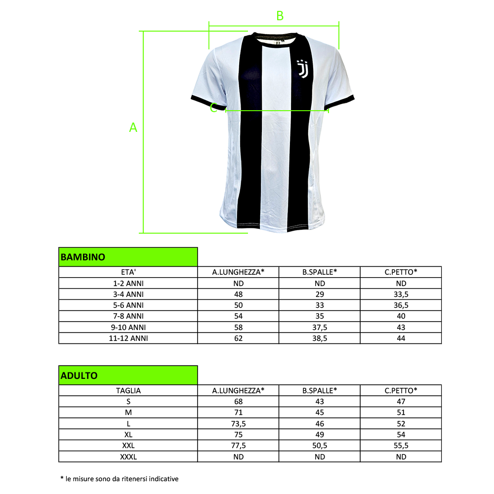 JUVENTUS - MAGLIA REPLICA UFFICIALE HOME ADULTO / BAMBINO 2024/2025 PERSONALIZZABILE