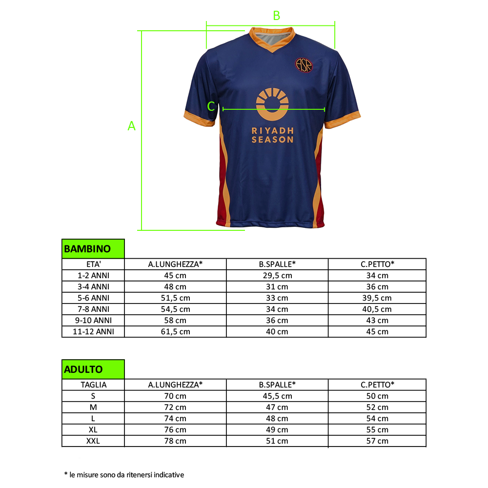 AS ROMA - MAGLIA REPLICA UFFICIALE THIRD RIYADH ADULTO / BAMBINO 2024/2025