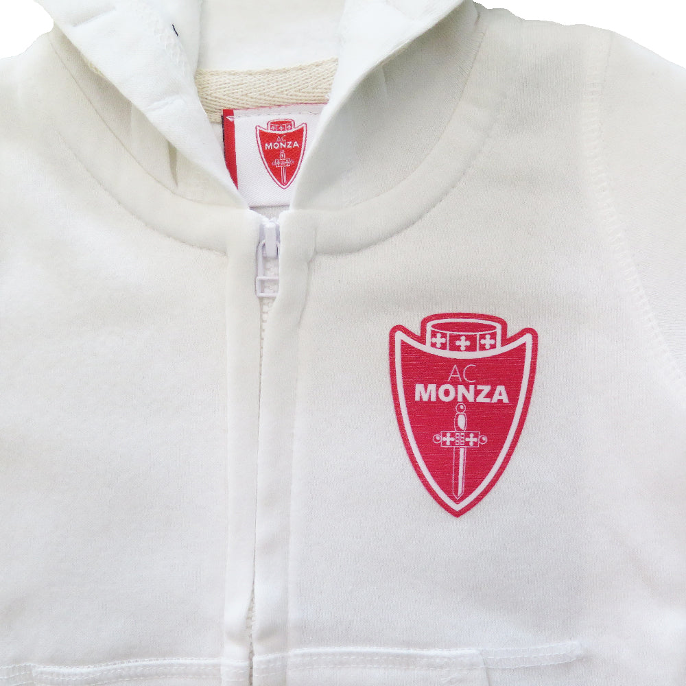 AC MONZA - Felpa cappuccio e zip