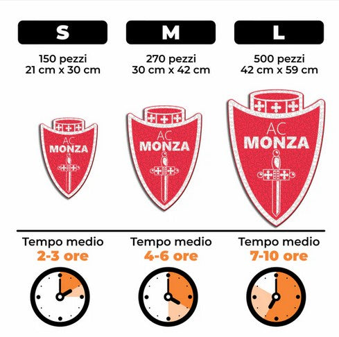 AC MONZA - Puzzle di Legno