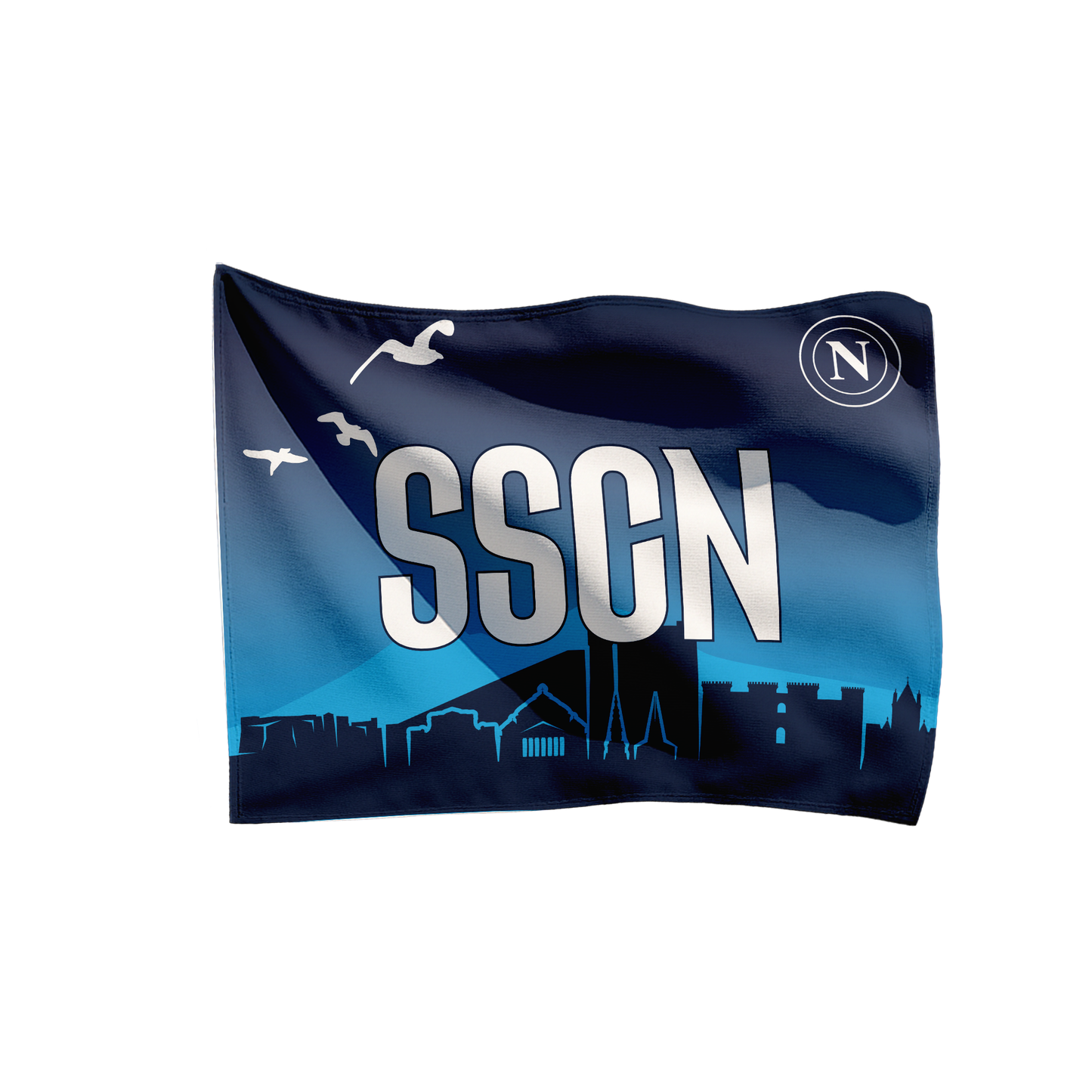 SSC NAPOLI - BANDIERA MEDIA 140X100 CM
